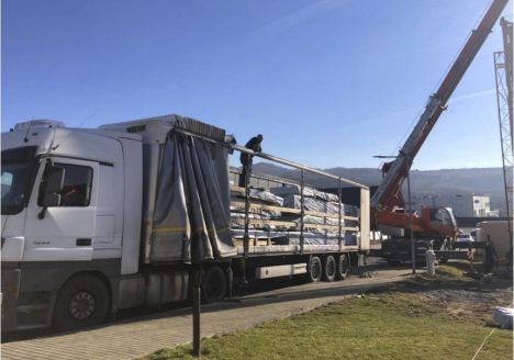 Preprava paliet z Fínska