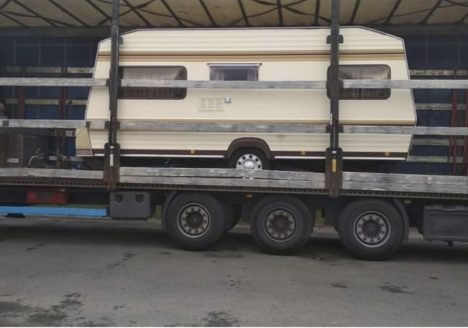 Preprava kávy z Nemecka